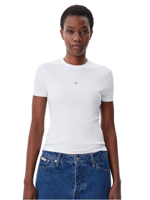 CALVIN KLEIN T-shirt aderente a coste CALVIN KLEIN | J20J225245YAA